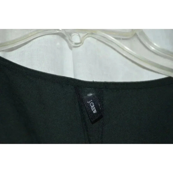 J. Crew Black 100% Cotton V-Neck Fit and Flare Dress Size 10 See Measurements - Picture 5 of 8